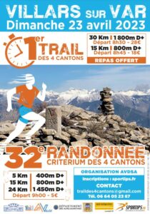1er Trail & 32ème Randonné des 4 Cantons